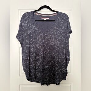 Women's Tommy Hilfiger Navy Polka Dot Top